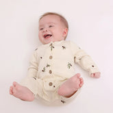 Baby boxpakje van ongeverfd biokatoen - Olijven